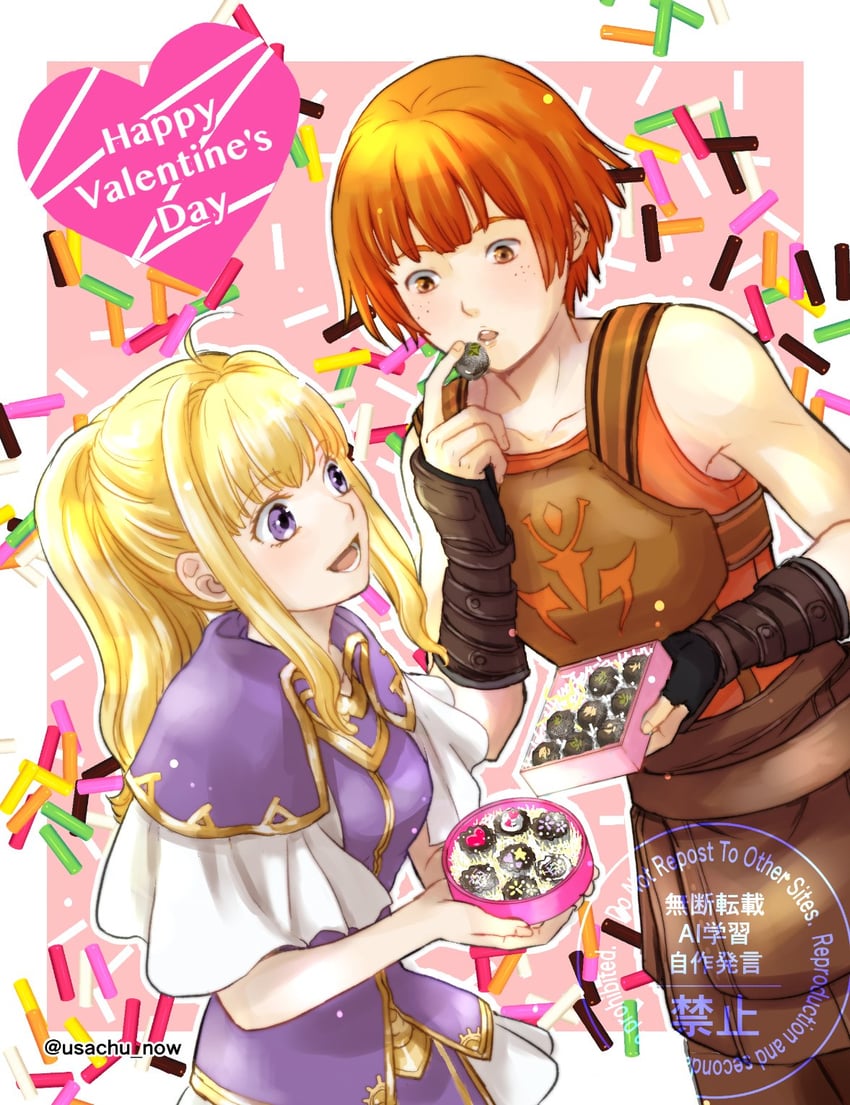 clarine and dorothy (fire emblem and 1 more) drawn by usachu_now