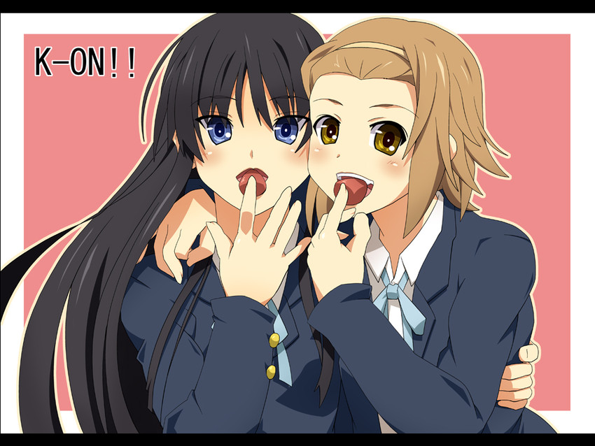 akiyama mio and tainaka ritsu (k-on!) drawn by shin'ya_(nanp)