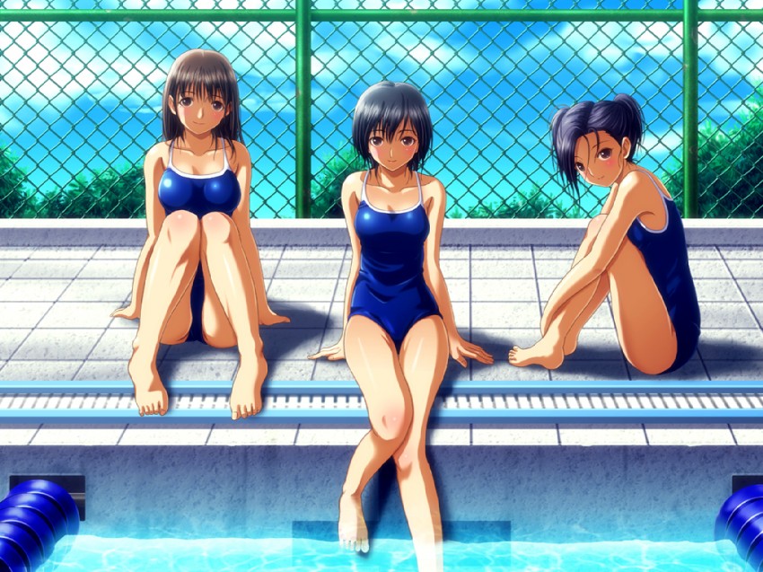 anegasaki nene, kobayakawa rinko, and takane manaka (love plus) drawn by shian_(my_lonly_life.)