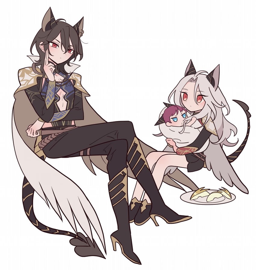 sakuma rei, saegusa ibara, and ran nagisa (ensemble stars!) drawn by meremero