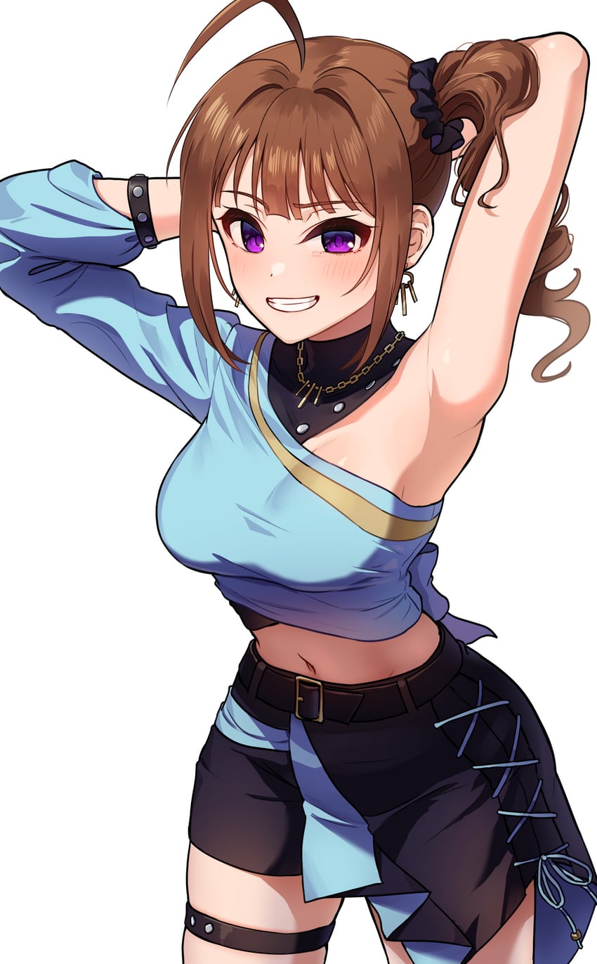 yokoyama nao (idolmaster and 2 more) drawn by kamille_(vcx68)