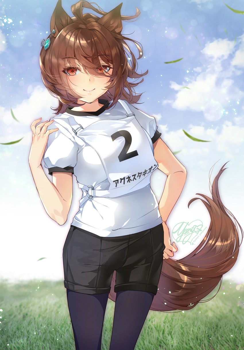 agnes tachyon (umamusume) drawn by yanyo_(ogino_atsuki)