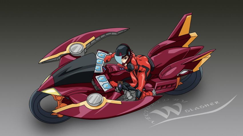 izayoi aki (yu-gi-oh! and 1 more) drawn by wslasher