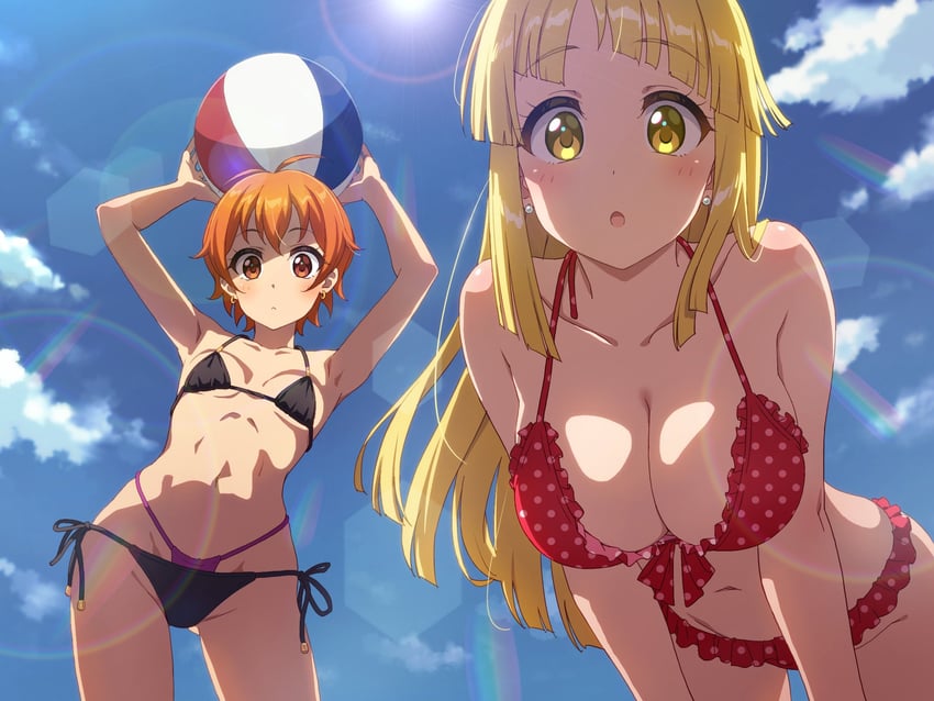 tsurumaki kokoro and kitazawa hagumi (bang dream!) drawn by yazawa_happyaro