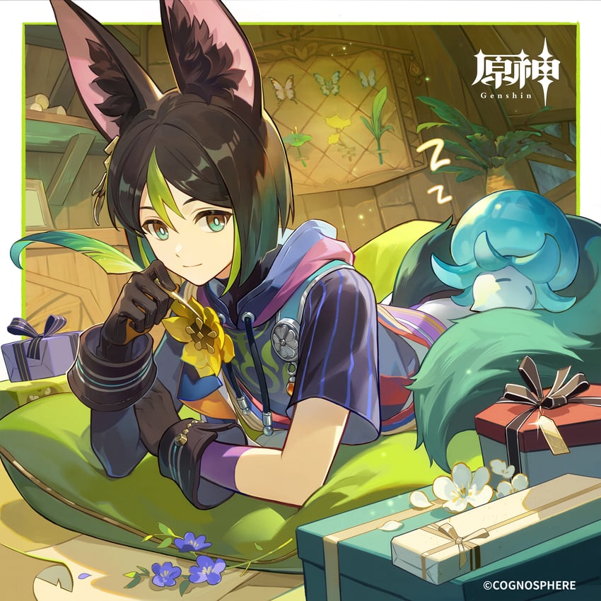 tighnari, fungi, and cuilein-anbar (genshin impact)