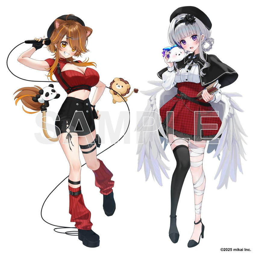 shishigami leona and usuwa suu (re:act) drawn by yuuyu_(moco20111115)