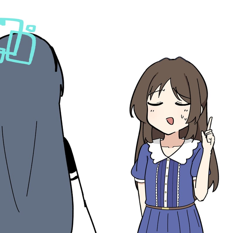 aris and tachibana arisu (blue archive and 2 more) drawn by raw_beef
