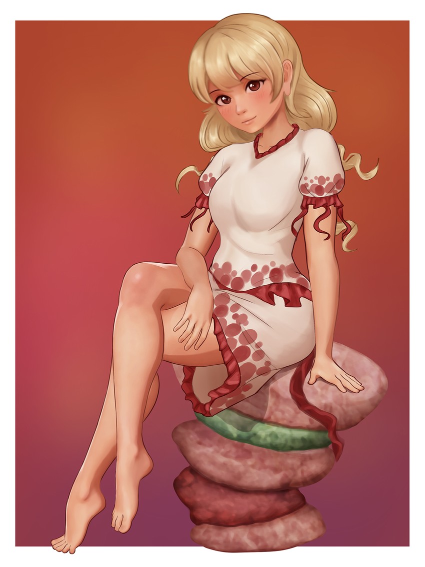 ebisu eika (touhou and 1 more) drawn by aethos