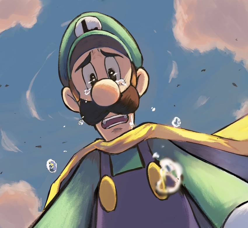luigi (mario and 2 more) drawn by yamari_(ya_mari_6363)