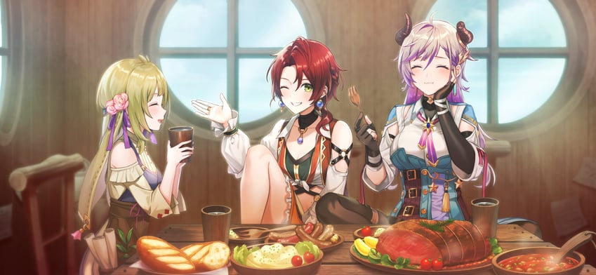 valeria, heidi, and flocke cerha (atelier and 1 more)