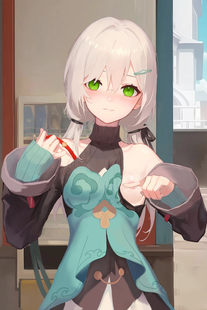 qingque (honkai and 1 more) drawn by jin_sumire