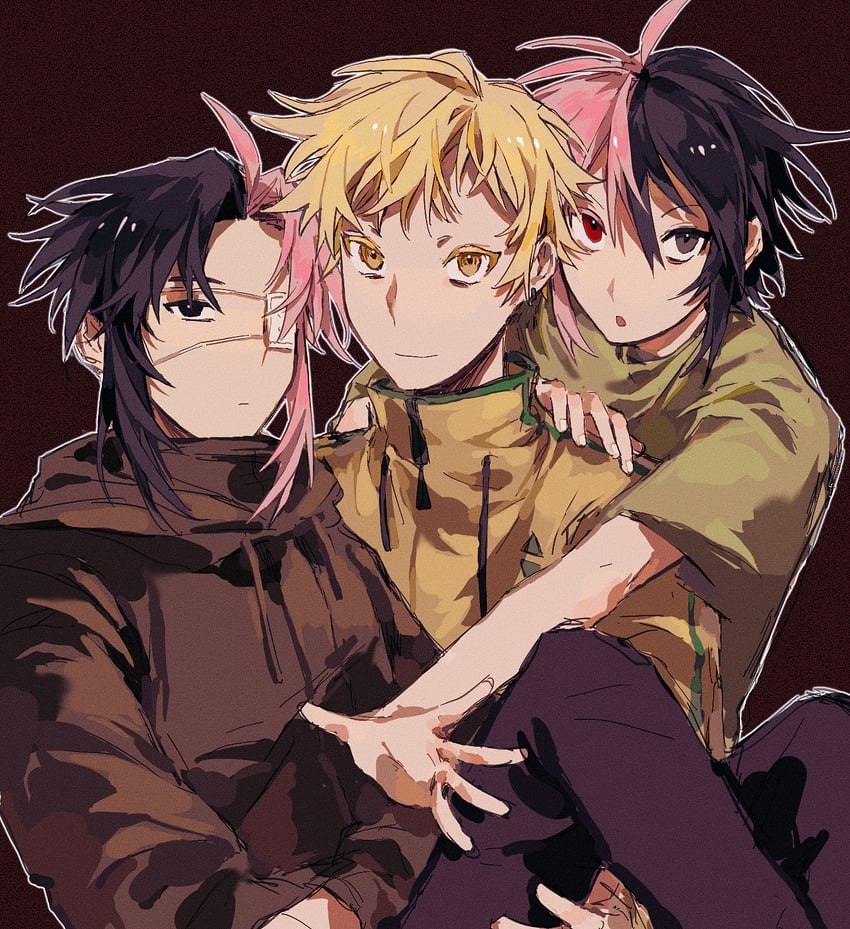 mutsushika misumi, nanami izu, and haruno shion (saibou shinkyoku) drawn by lei_renqun_xing_shanyao_shi