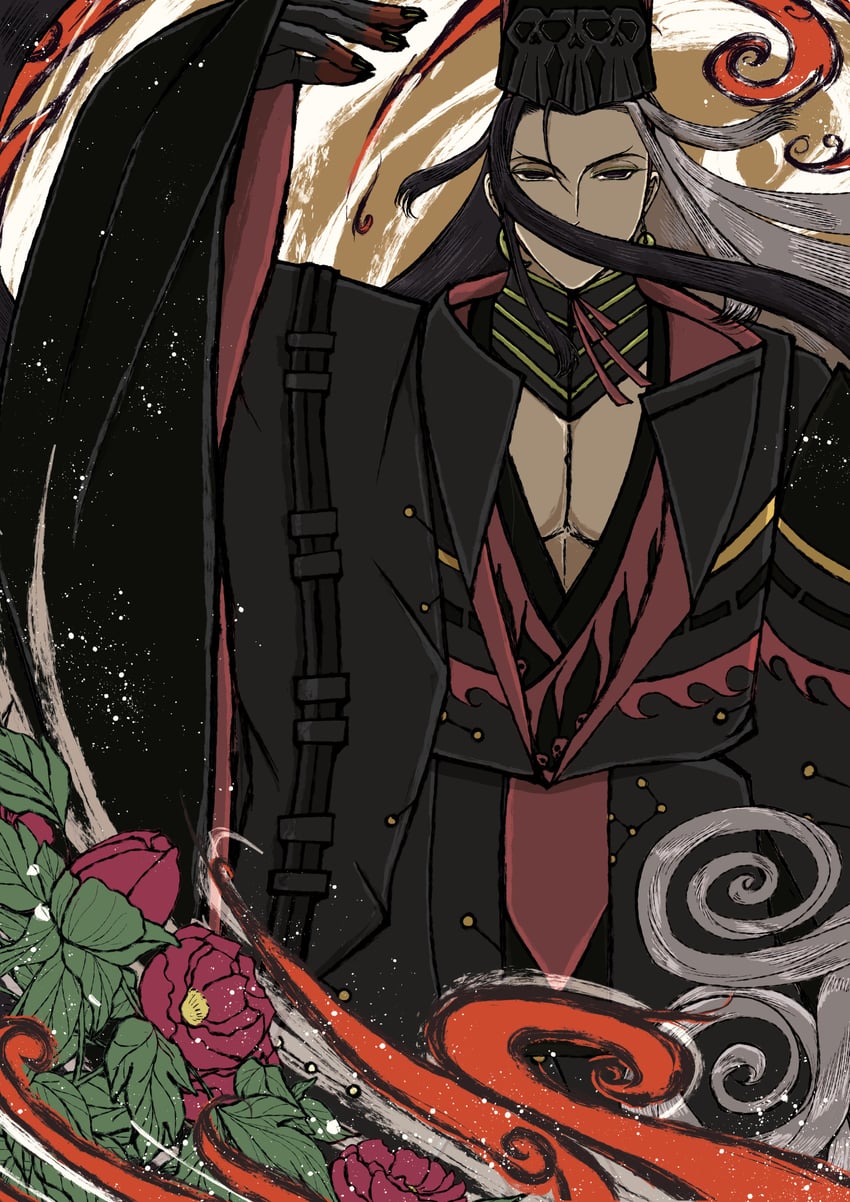 ashiya douman (fate and 1 more) drawn by 10nanase