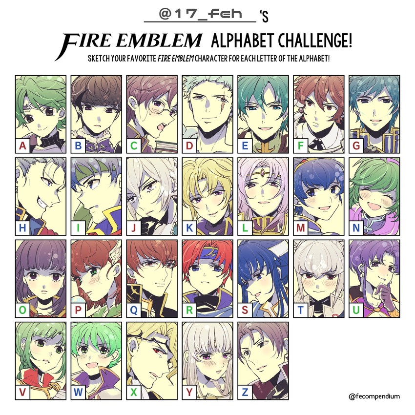 ike, marth, seliph, julia, roy, and 21 more (fire emblem and 10 more) drawn by hasebe_(17_feh)