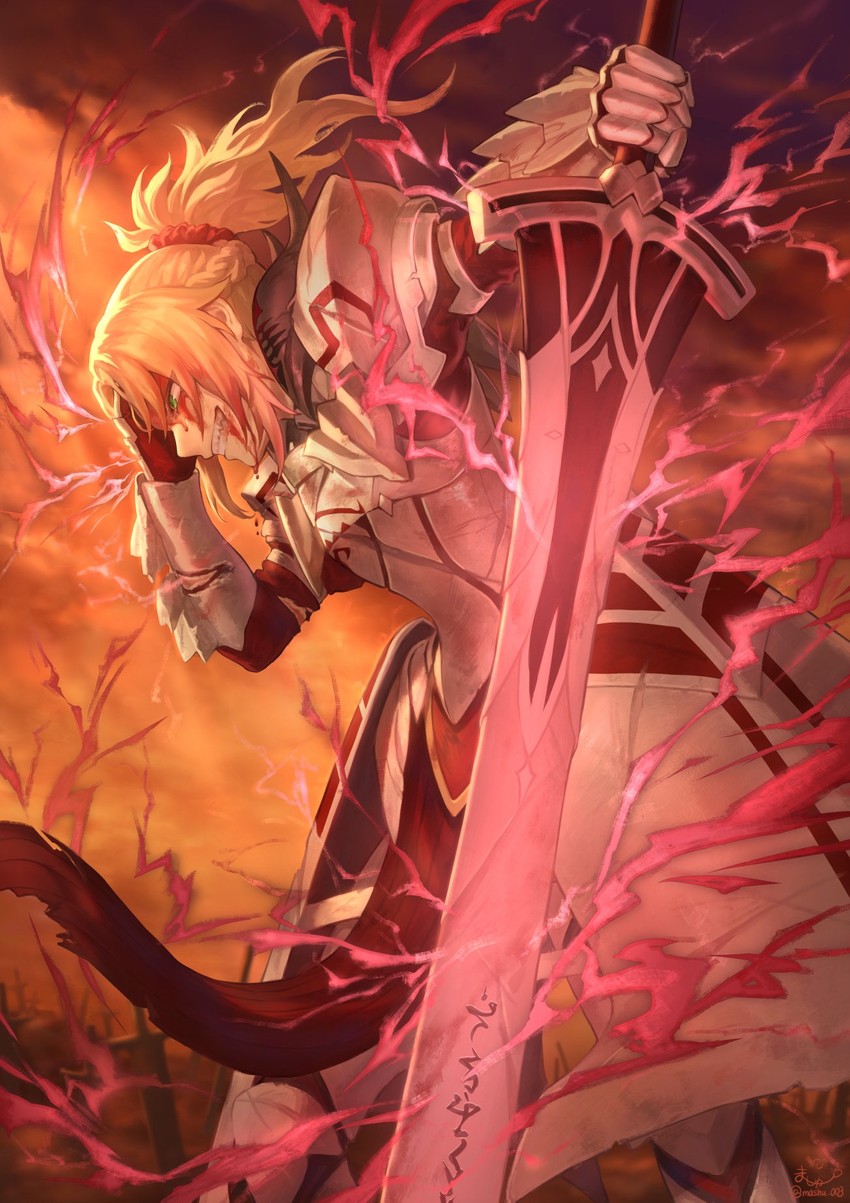 mordred (fate and 1 more) drawn by mashutarou_(neko_no_oyashiro)