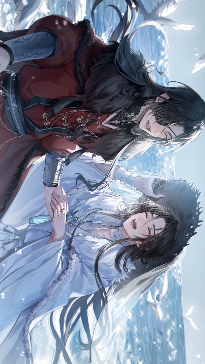 xie lian and hua cheng (tianguan cifu) drawn by young57440489