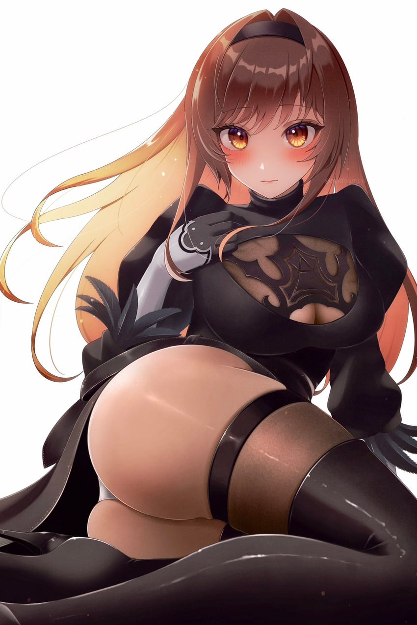 2b, rapi, and ishikawa yui (goddess of victory: nikke and 2 more) drawn by milmil7