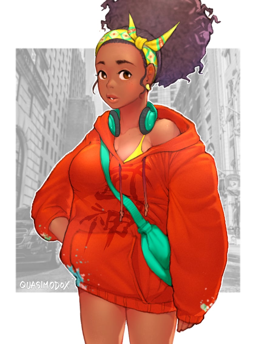 kimberly jackson (street fighter and 1 more) drawn by quasimodox