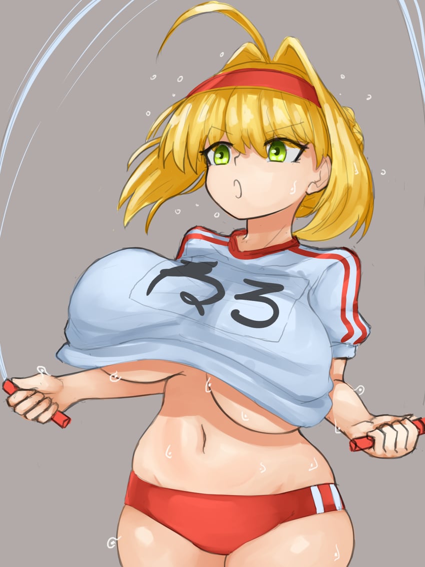 nero claudius (fate and 2 more) drawn by steamingtofu