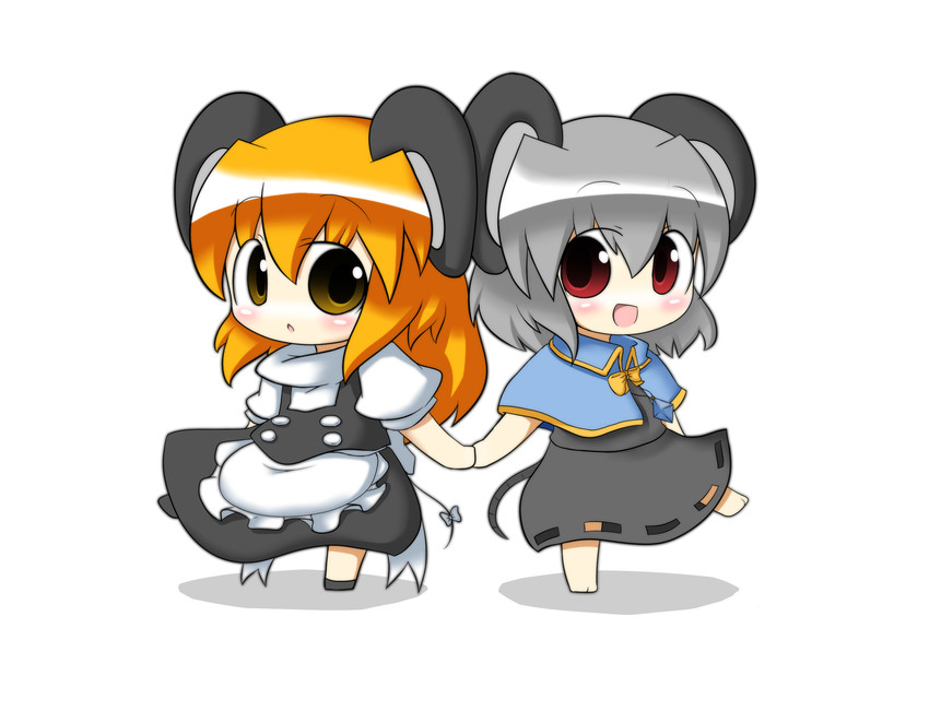 kirisame marisa, nazrin, and mouse marisa (touhou) drawn by yuasan