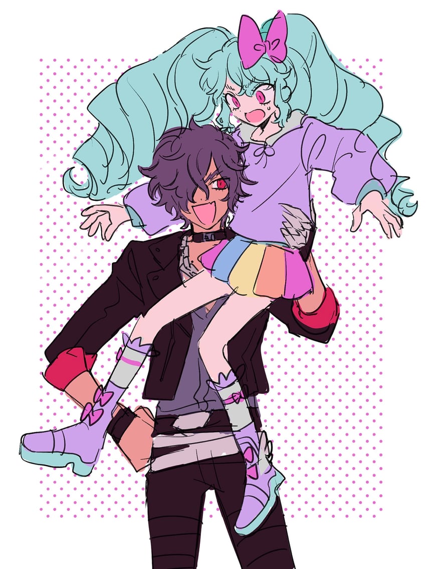 katasumi amari and mario (pretty series and 2 more) drawn by parimi_(tobari)