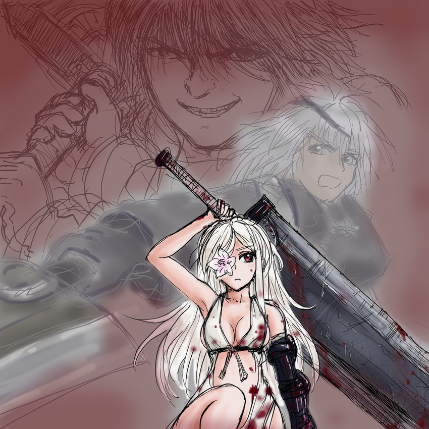 zero, nier, and caim (nier and 3 more) drawn by s-a-murai