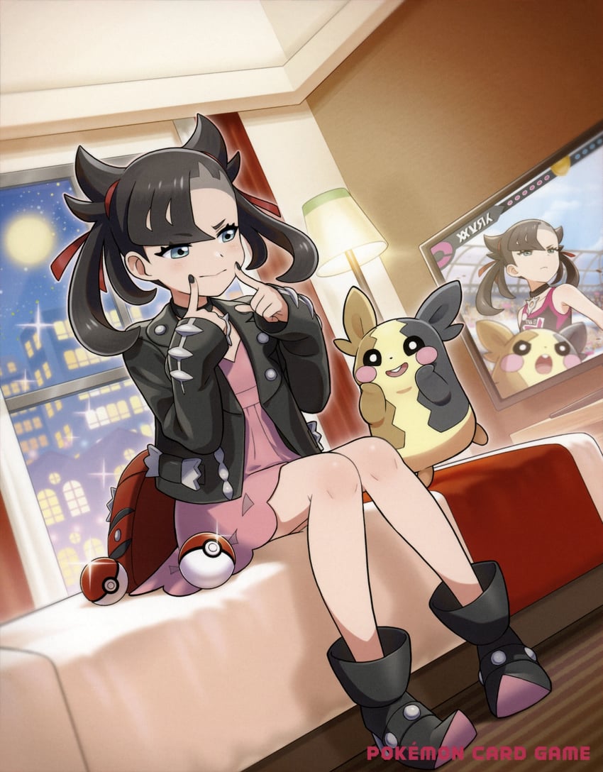 marnie and morpeko (pokemon and 2 more) drawn by sakuma_sanosuke