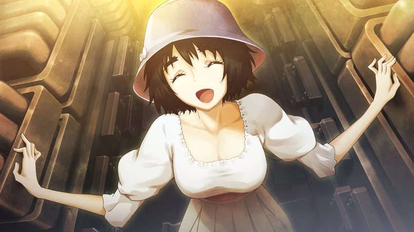 shiina mayuri (steins;gate and 1 more) drawn by huke