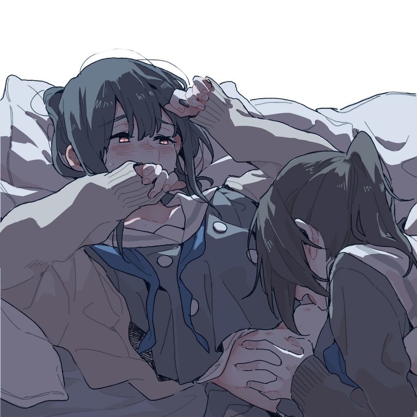 yoroizuka mizore and kasaki nozomi (hibike! euphonium and 1 more) drawn by ree_(re-19)