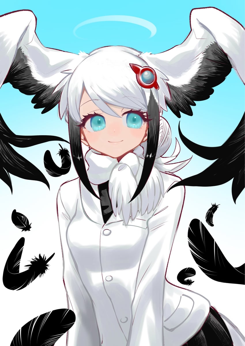 oriental stork (kemono friends) drawn by notora