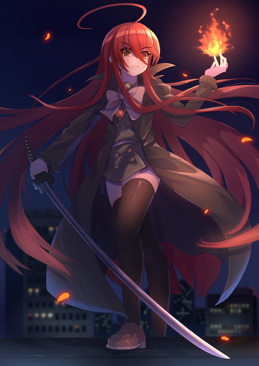 shana and alastor (shakugan no shana) drawn by seiyagasa