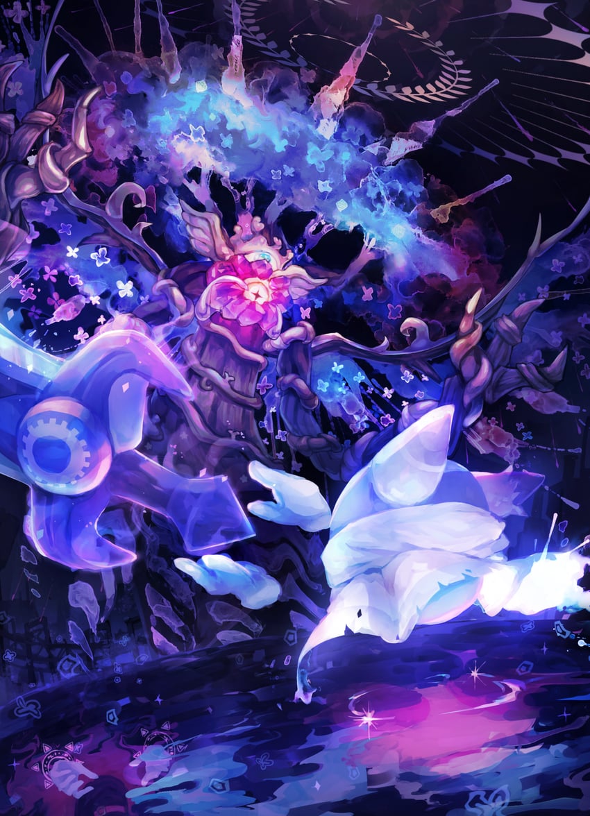 kirby, magolor, traitor magolor, interdimensional magolor, and master crown (kirby and 3 more) drawn by metro_(metronome40310bis)