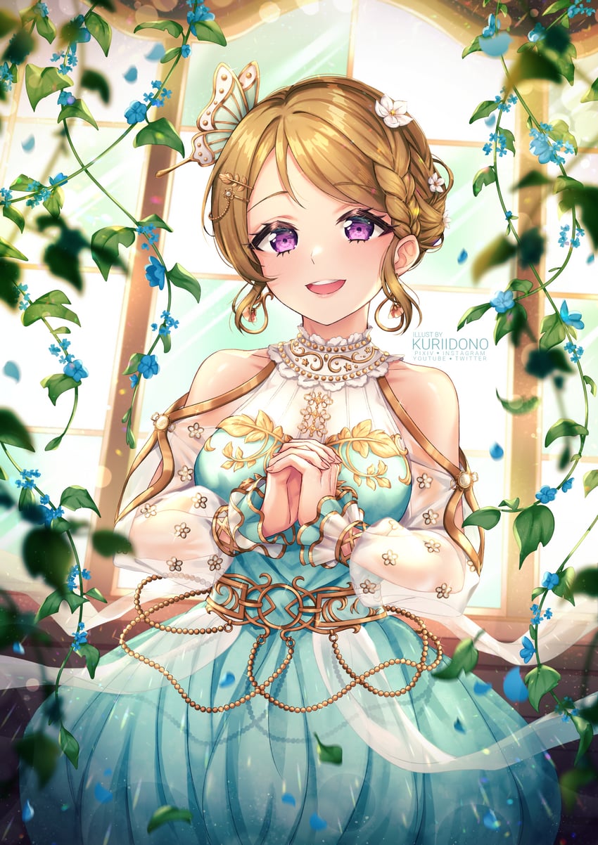 koizumi hanayo (love live! and 2 more) drawn by kuriidono