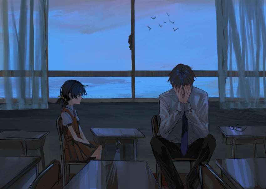 kaai yuki and hiyama kiyoteru (vocaloid) drawn by gureru_(r_grey1204)