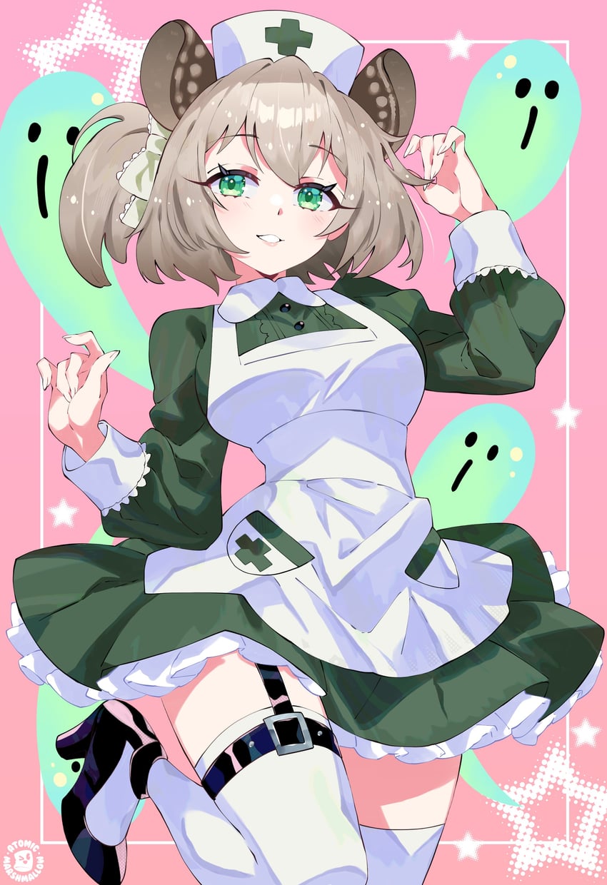 nimi nightmare and naplings (indie virtual youtuber) drawn by atomicmrshmallw