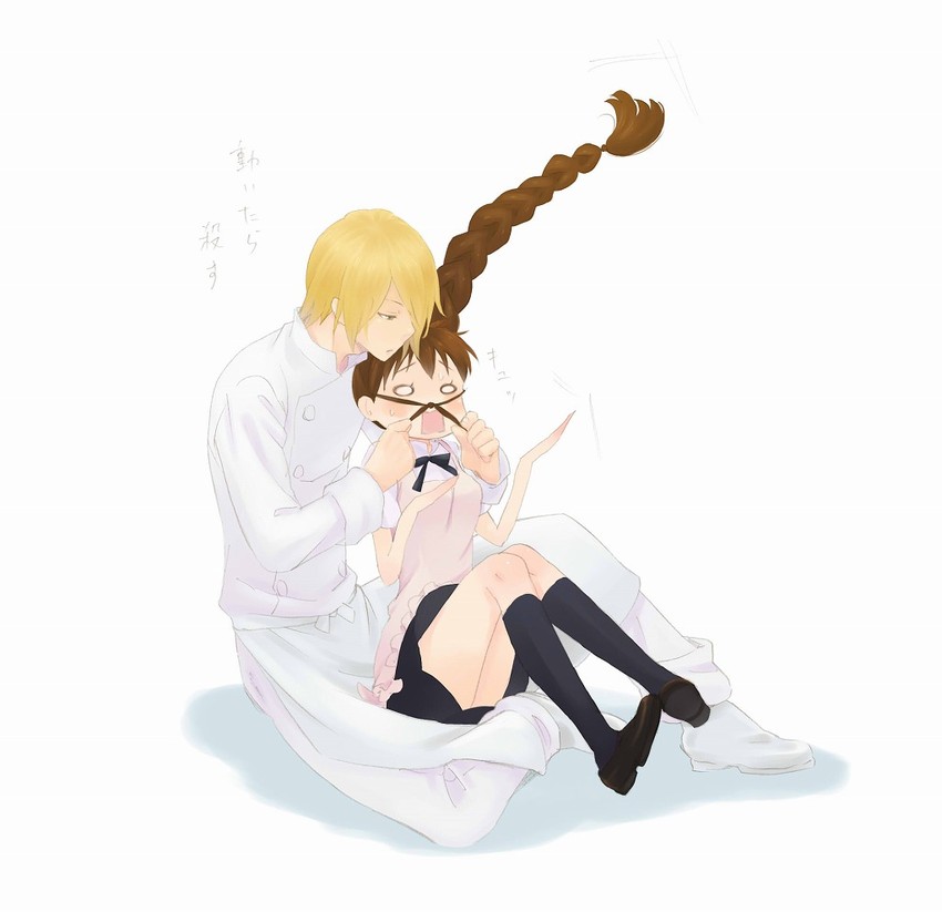 taneshima popura and satou jun (working!!) drawn by tanoshihana