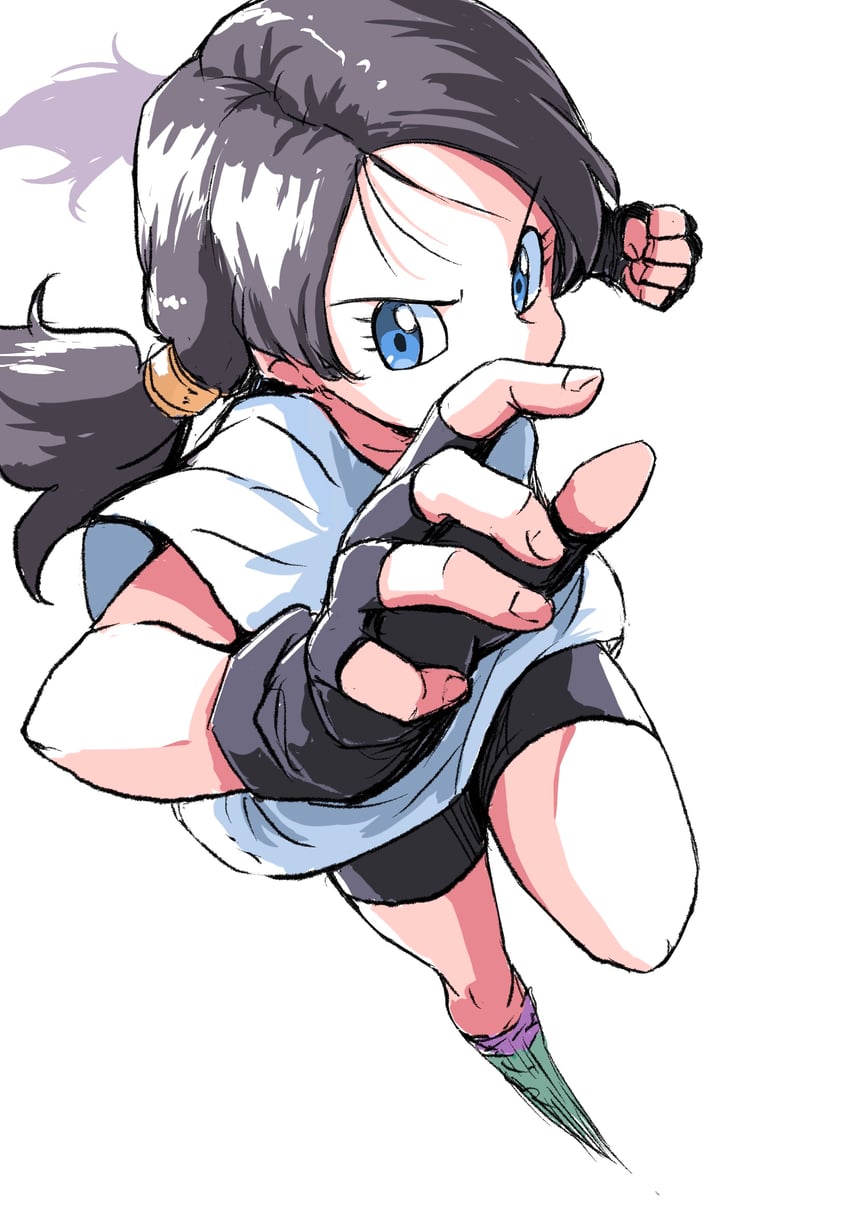 videl (dragon ball and 1 more) drawn by ikaringo_(ikaringo4444)