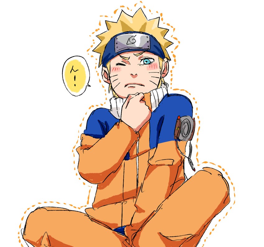 uzumaki naruto (naruto) drawn by pinoko_(pnk623)
