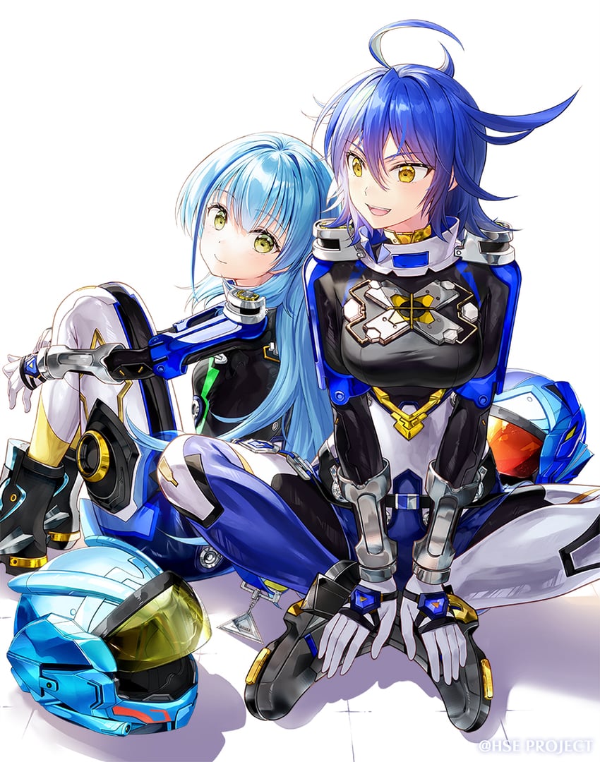 komachi towa and asakawa kanata (highspeed etoile) drawn by fujima_takuya