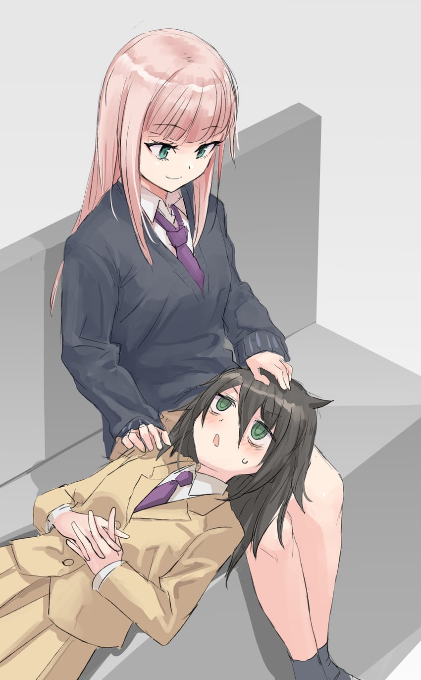 kuroki tomoko and katou asuka (watashi ga motenai no wa dou kangaetemo omaera ga warui!) drawn by okiru