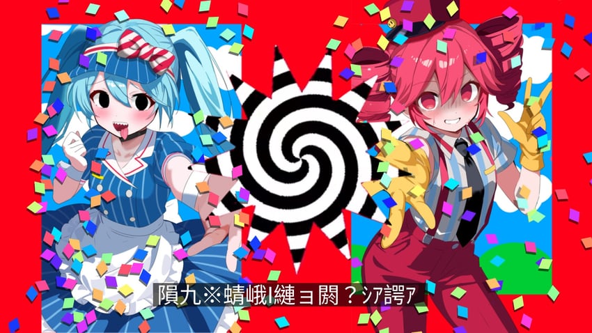 hatsune miku and kasane teto (vocaloid and 2 more) drawn by jurin929