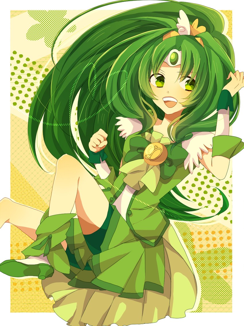 midorikawa nao and cure march (precure and 1 more) drawn by natsucha125