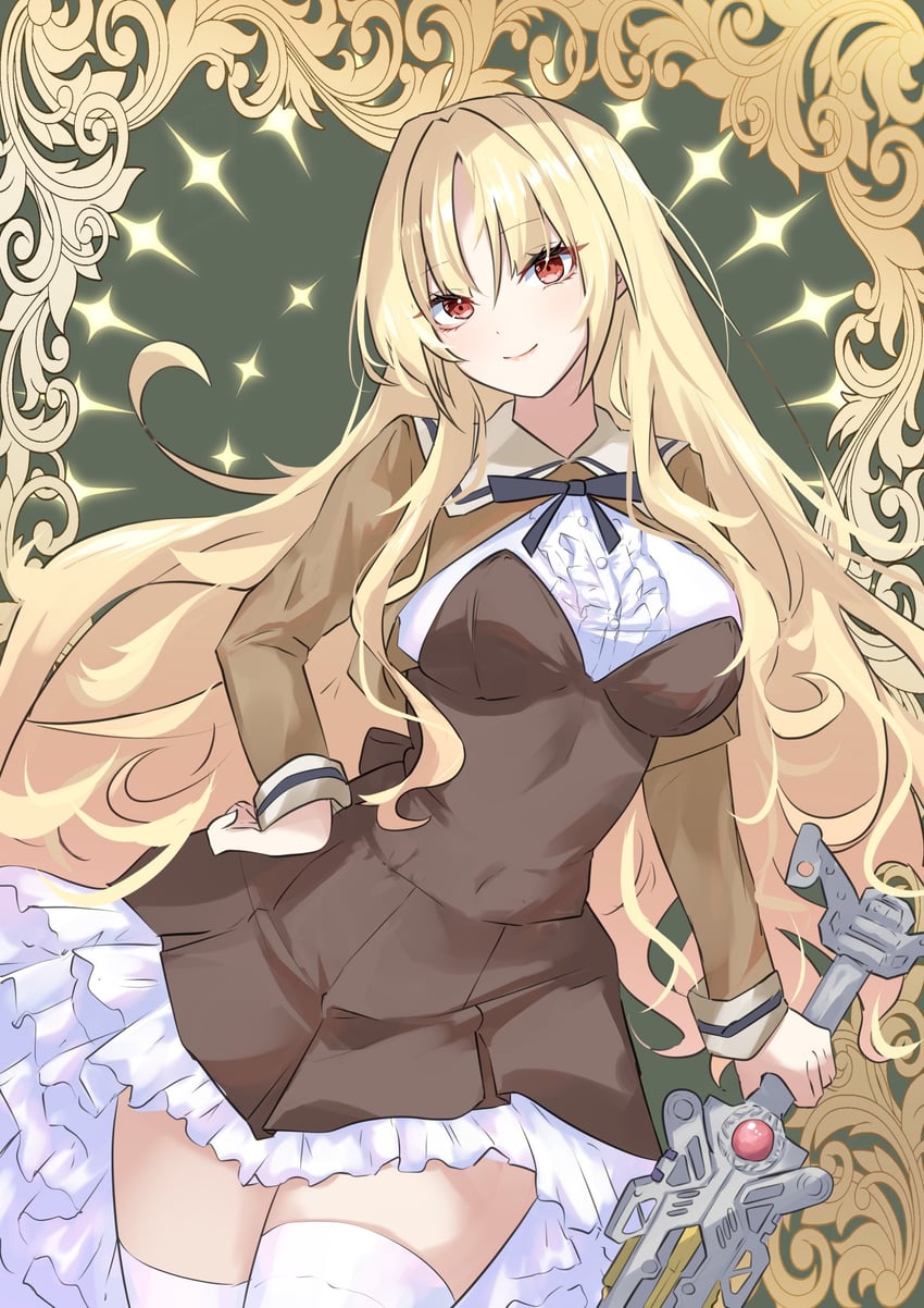 moroi saho (assault lily) drawn by houji_tea_latte