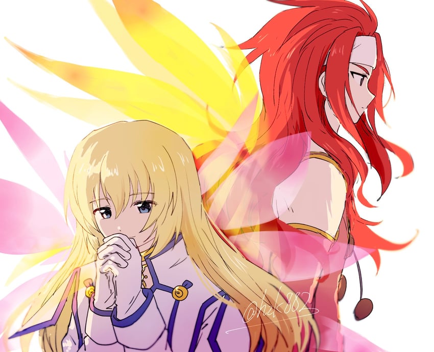 colette brunel and zelos wilder (tales of and 1 more) drawn by hzk882