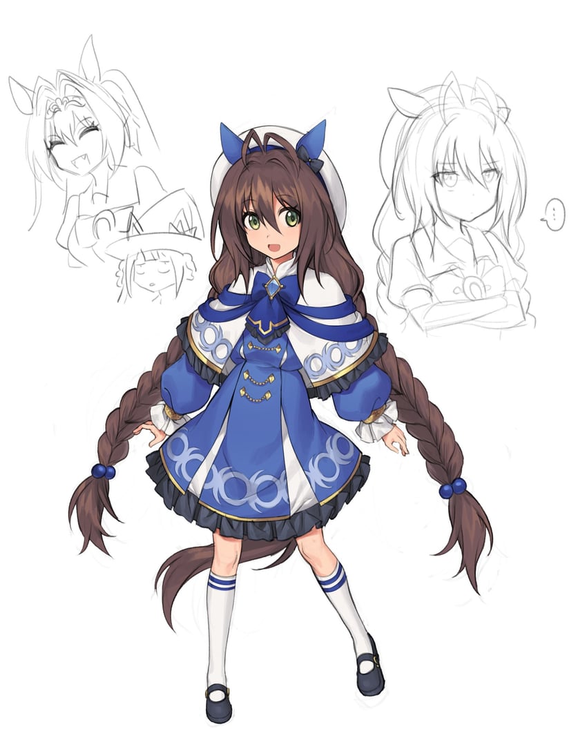 daiwa scarlet, sweep tosho, and daiwa el cielo (original and 1 more) drawn by fukuro_(maruaru00)