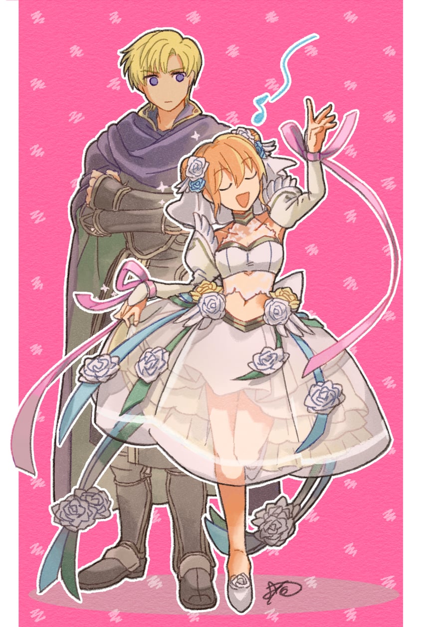 perceval and larum (fire emblem and 2 more) drawn by batoson54