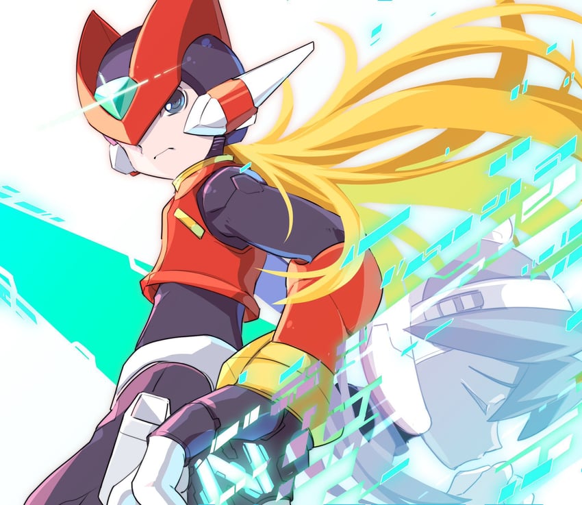 zero, zero(z), and ciel (mega man and 2 more) drawn by amidatto