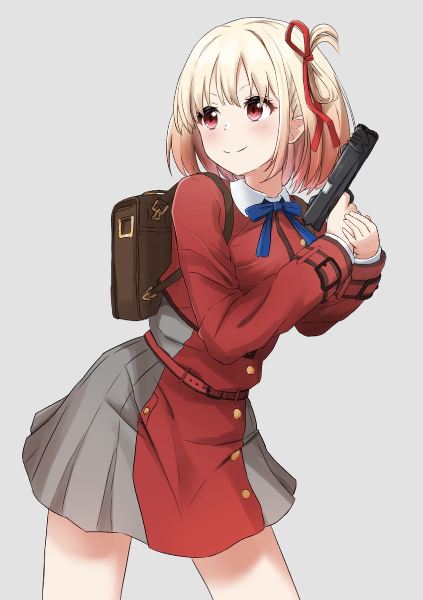 nishikigi chisato (lycoris recoil) drawn by tan_(kiriya0752)