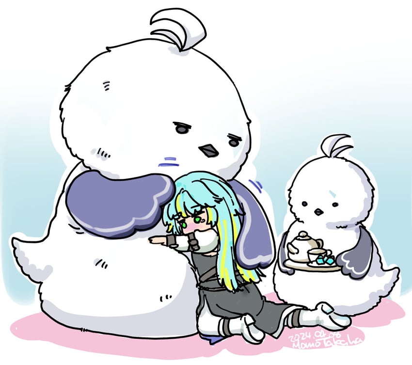 simulation juncea and iwin (ragnarok online) drawn by takaha_momo