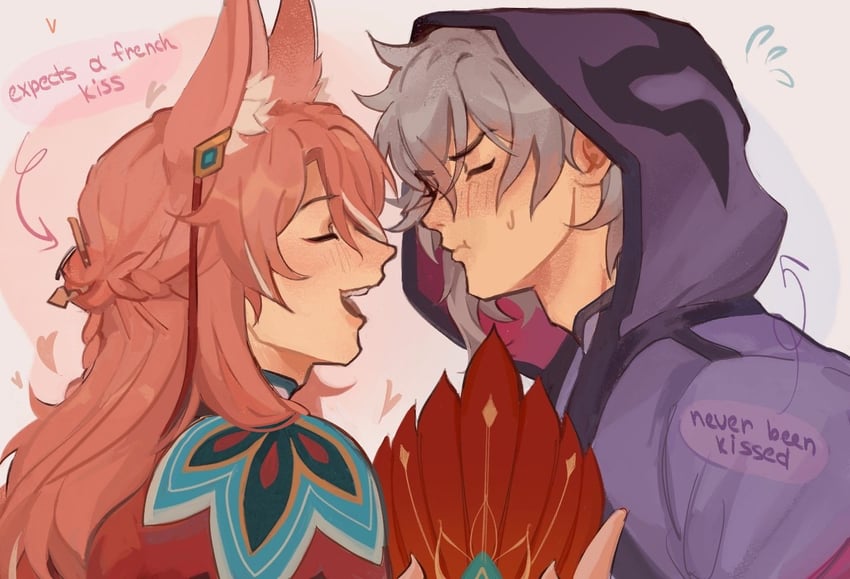 jiaoqiu and moze (honkai and 1 more) drawn by galswees
